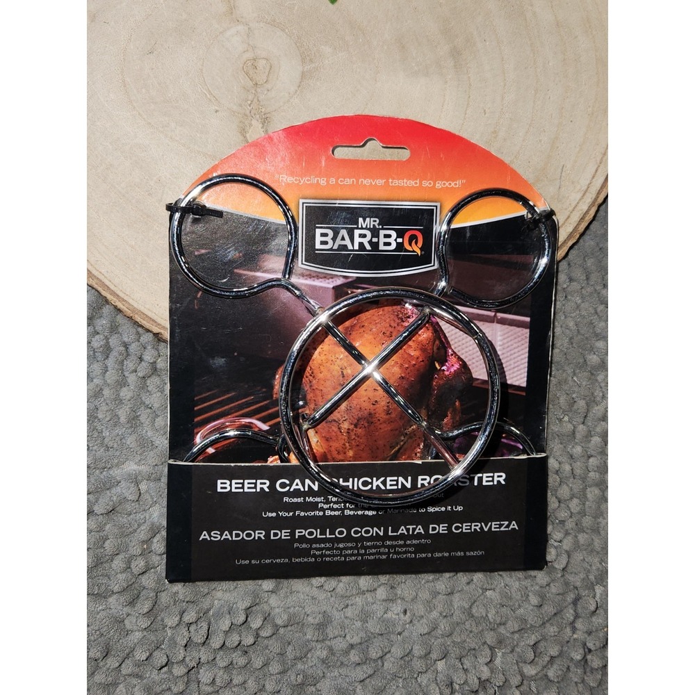 Mr. Bar-B-Q Beer Can Chicken Roaster #06126Y New In Original Packaging